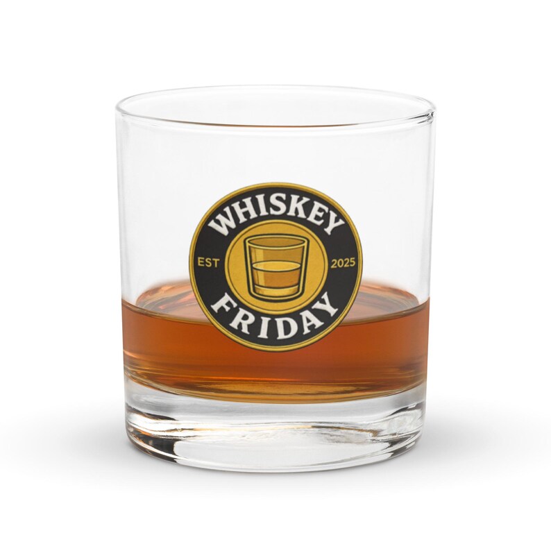 Friday Rocks Lovers Whiskey Friday™ Rocks Glass | Vintage Logo | Gift for Whiskey Lovers - Etsy