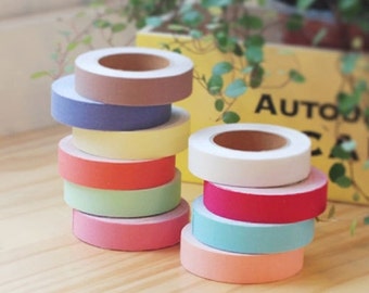 Decorative Adhesive Fabric Solid Color Masking Tape