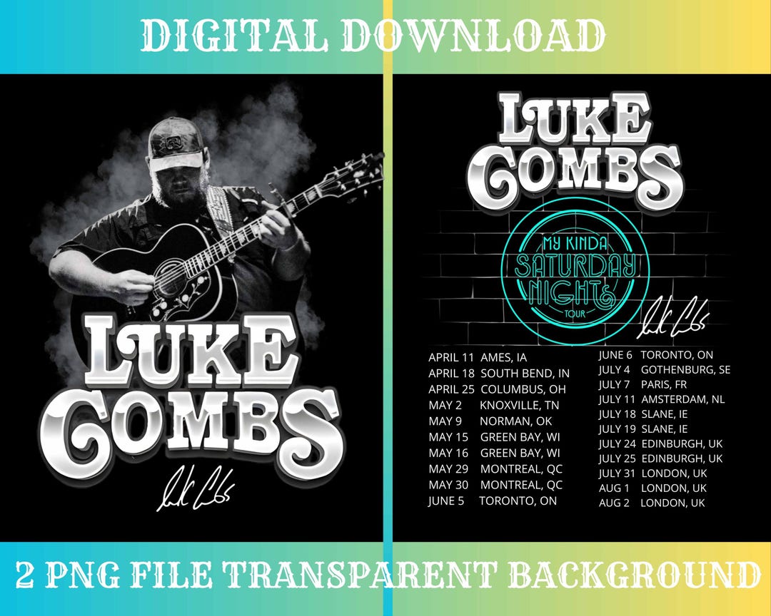 Luke Cones Luke Combs Concert PNG, Country Music T-shirt Design (digital File) - Etsy