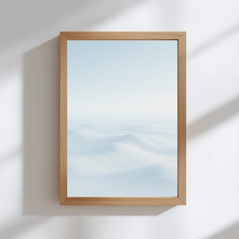 Curated visual reference: Gallery Detail: White Silence Frostline Winter Poster