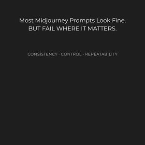 Structured Midjourney v7 Prompt – Basis Package (1 Custom Prompt)