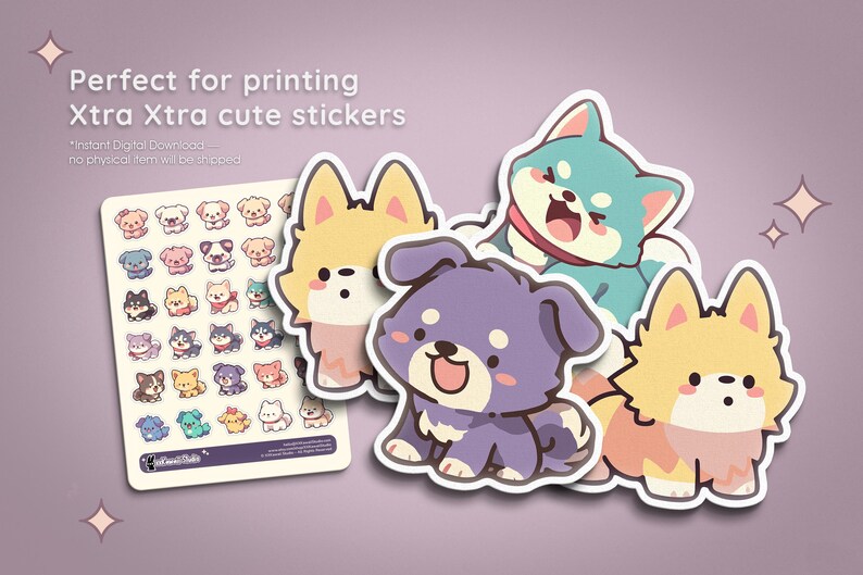 Kawaii Puppy Clipart | 85+ Chibi Dog Graphics (png, svg, pdf, ai) imagem 2