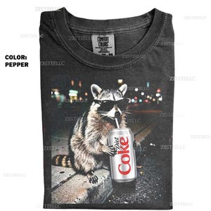 Vintage Raccoons T-shirts, Funny Meme Genz Dank Raccoons, Trendy Shirt, Animal Meme Graphic Tee, Gift for Men, Women