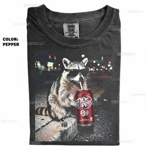 Vintage Raccoons T-shirts, Funny Meme Genz Dank Raccoons, Trendy Shirt, Animal Meme Graphic Tee, Gift for Men, Women