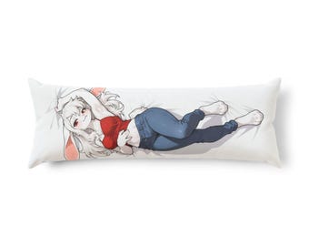 Oreiller de corps pour fille Bunny Girl | Taie d'oreiller lapin anime