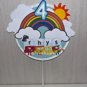 Alphablocks cake topper