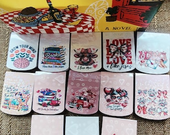 Valentinstag Magnet Lesezeichen | Buch-Liebhaber-Geschenk