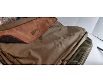 vintage Jeep Wrangler XL Travel Equipment garment bag heavy-duty army green Big