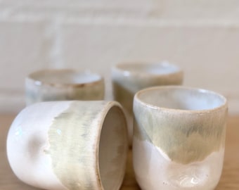 Handmade Ceramic Espresso Cup|Wheel Thrown Coffee Cup|Coastal Pottery