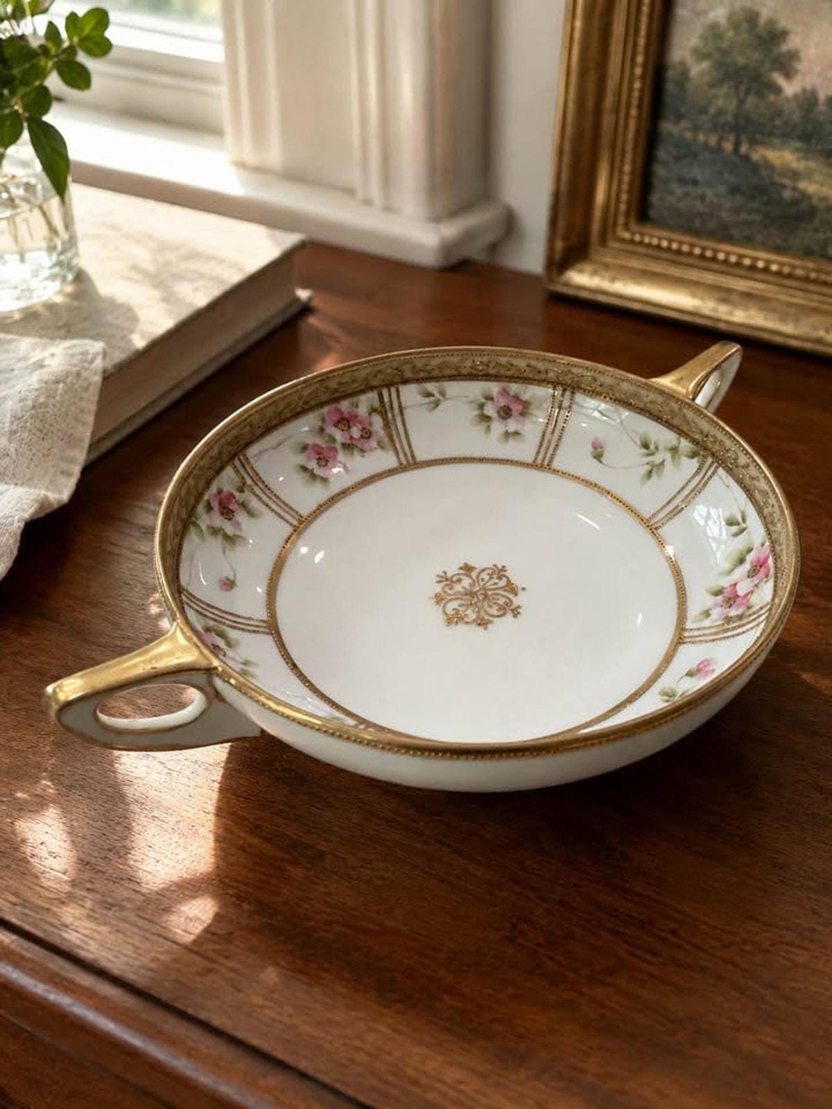 Hand Painted Nippon Bowl - Etsy