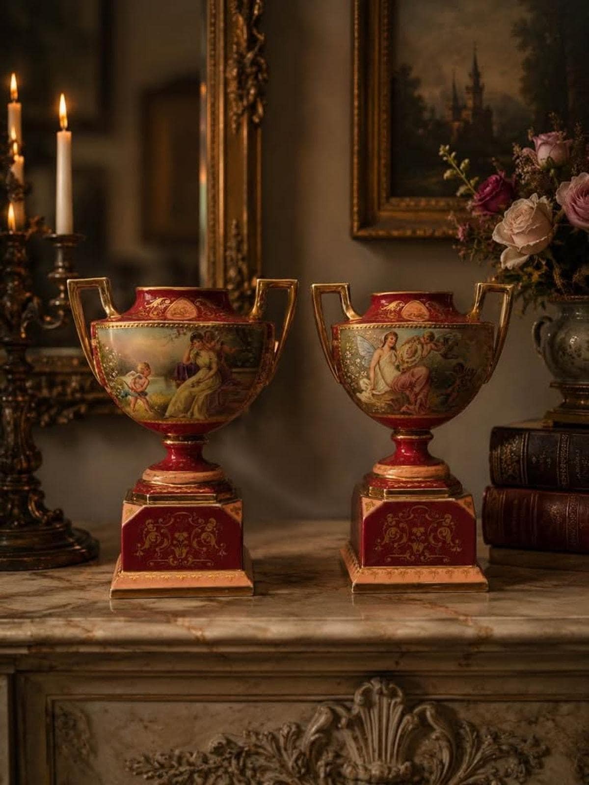 Royal Vienna Germany Vase - Etsy