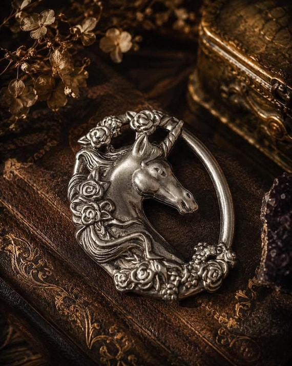 Vintage Gorham Sterling Silver Unicorn Pendant