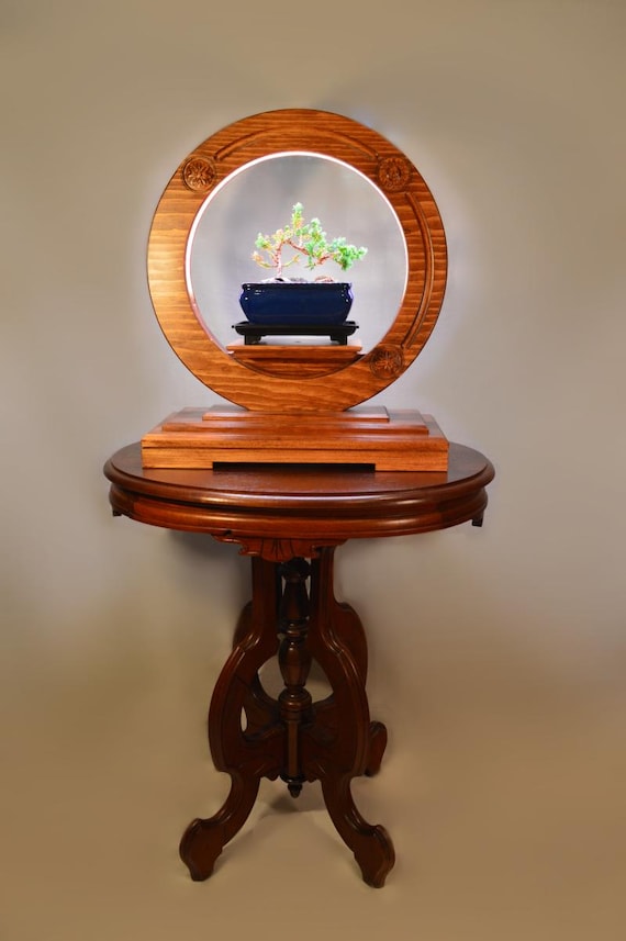 Custom LED Grow Light Wood Plant Stand for Indoor Houseplants 17" X 19 1/2"  - Etsy