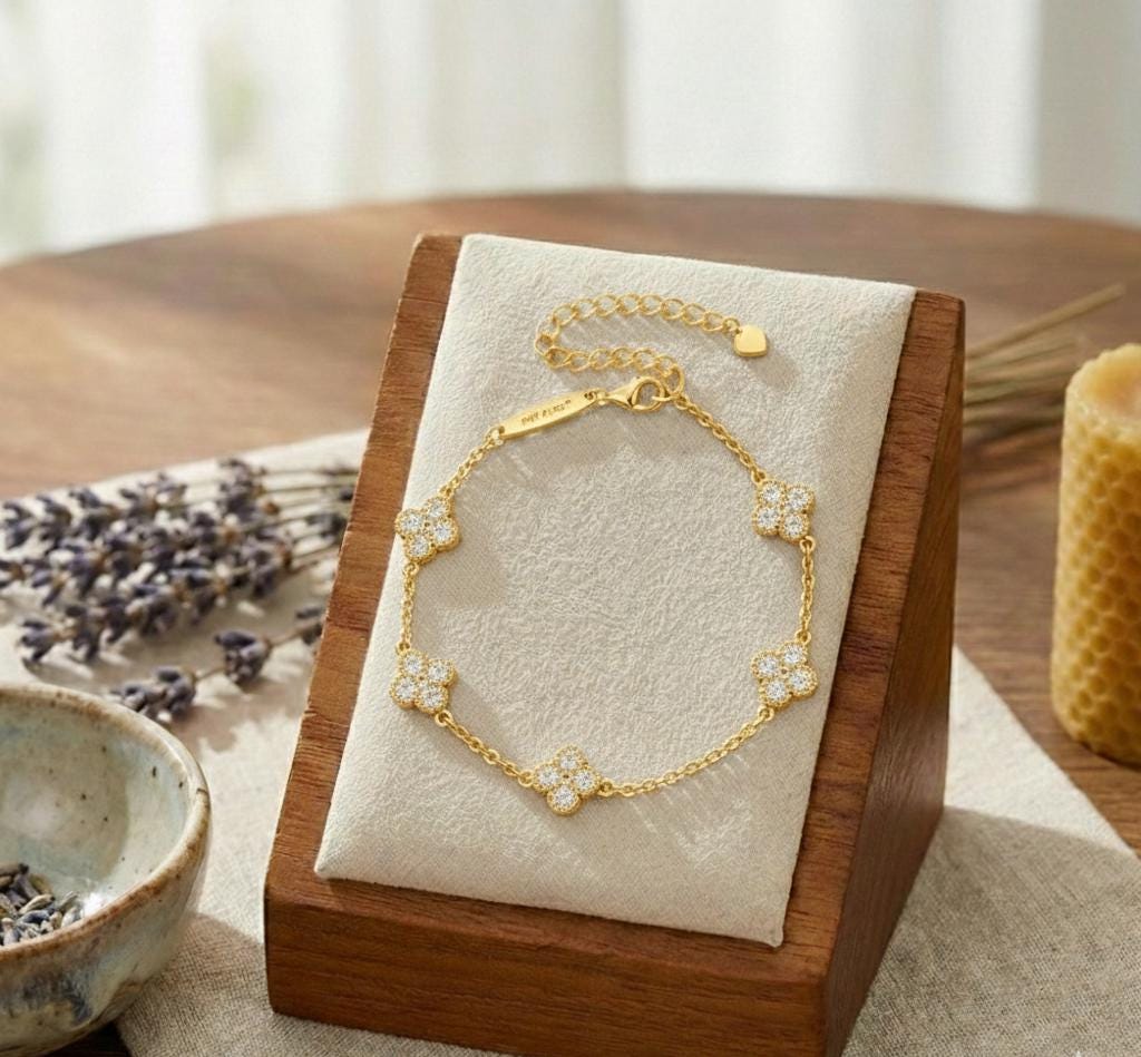 クローバー アルハンブラ ブレスレット Van cleef alhambra bracelet - Etsy 日本