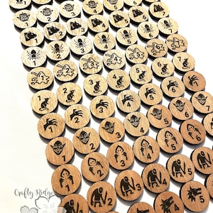 Creature Tokens - Monster Tokens - Gaming Tokens - Tokens - TTG Tokens -DND Tokens - Board Game Tokens - Table Top Gaming Tokens
