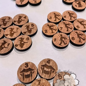 Gothic Horror Creature Tokens - Monster Tokens - Gaming Tokens - Gothic Horror Campaign - DND Tokens - Table Top Gaming Tokens