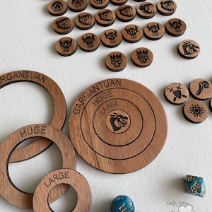 Table Top Gaming Tokens - Tokens - TTG Tokens -DND Tokens - Monster Tokens - Character Tokens