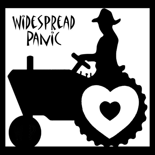 Widespread Panic Sticker "Love Tractor"