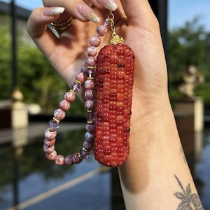 Glass Gemcorn Hademade Art Collection für Geschenke und Dekoration Schlüsselanhänger, Perlenarmband, Geschenk