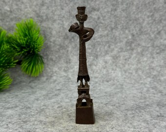 2 pieces Mini Brass Sanxingdui Bronze Works of Art