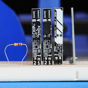 Chips on a Stick: a Vertical SMD Prototyping Kit  |  Breadboard Space Saver  |  0805/0603 Breakout Board