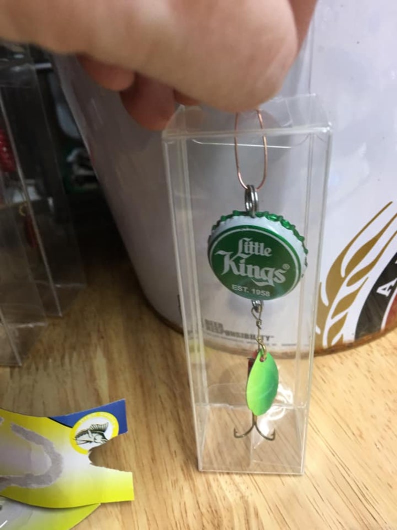 Fishing Lure Bottle Caps Beer Bottle Cap Lure Father's Etsy