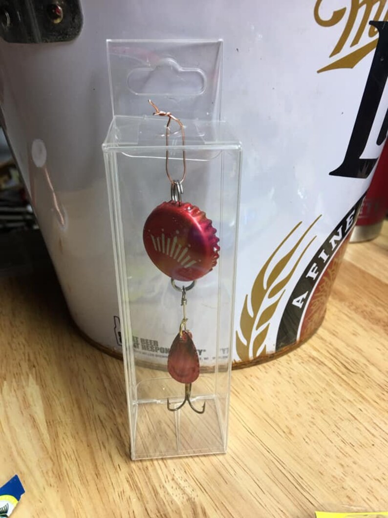 Fishing Lure Bottle Caps Beer Bottle Cap Lure Father's Etsy