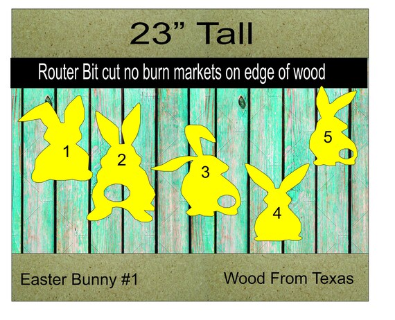 Easter door hanger door hangers bunny decor Blank Easter bunny door hanger cutout Unfinished wood cutout