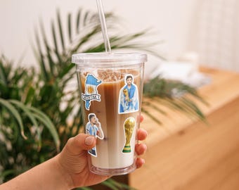Przezroczysty plastikowy kubek na Mistrzostwa Świata w Argentynie 2026