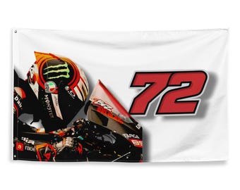 Marco Bezzechi 72 Moto GP Flagge