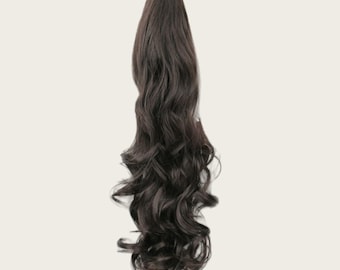 Claw Clip Wavy Ponytail Extensions Pony Tail Real As Human Hair Hairpiece US