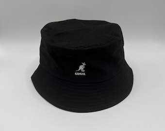 Kangol Washed Bucket Hat Cotton Flat-topped Fisherman Hat