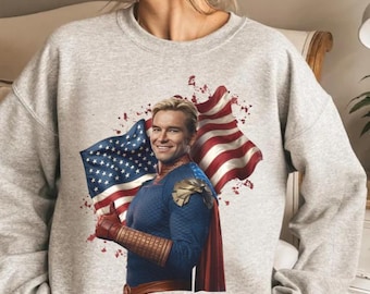 Maglietta della quinta stagione di The Boys, maglietta vintage di Homelander, regalo unisex per uomo e donna, A-Train in stile retrò anni '90.