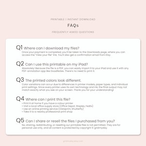 2027 Printable Calendar | Year at a Glance Wall Planner | One Page Yearly Overview PDF | GoodNotes Compatible image 10