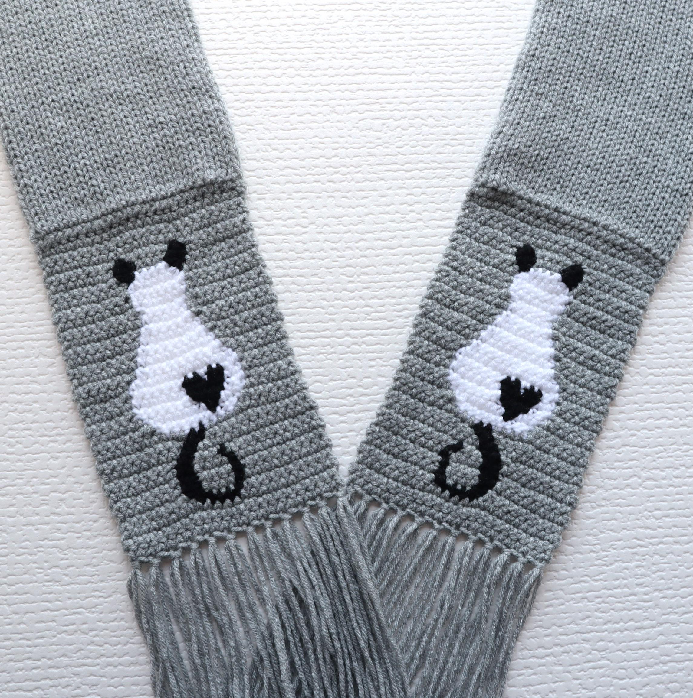 小物 doublet STUFFED CAT HAND-KNITTING SCARF Doublet Stuffed Cat Hand-Knitting Scarf - Camel | Garmentory