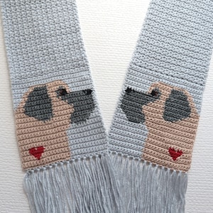 Mastiff Hundeschal Häkelanleitung.  Sofortiger Download Intarsia Häkelanleitungen.