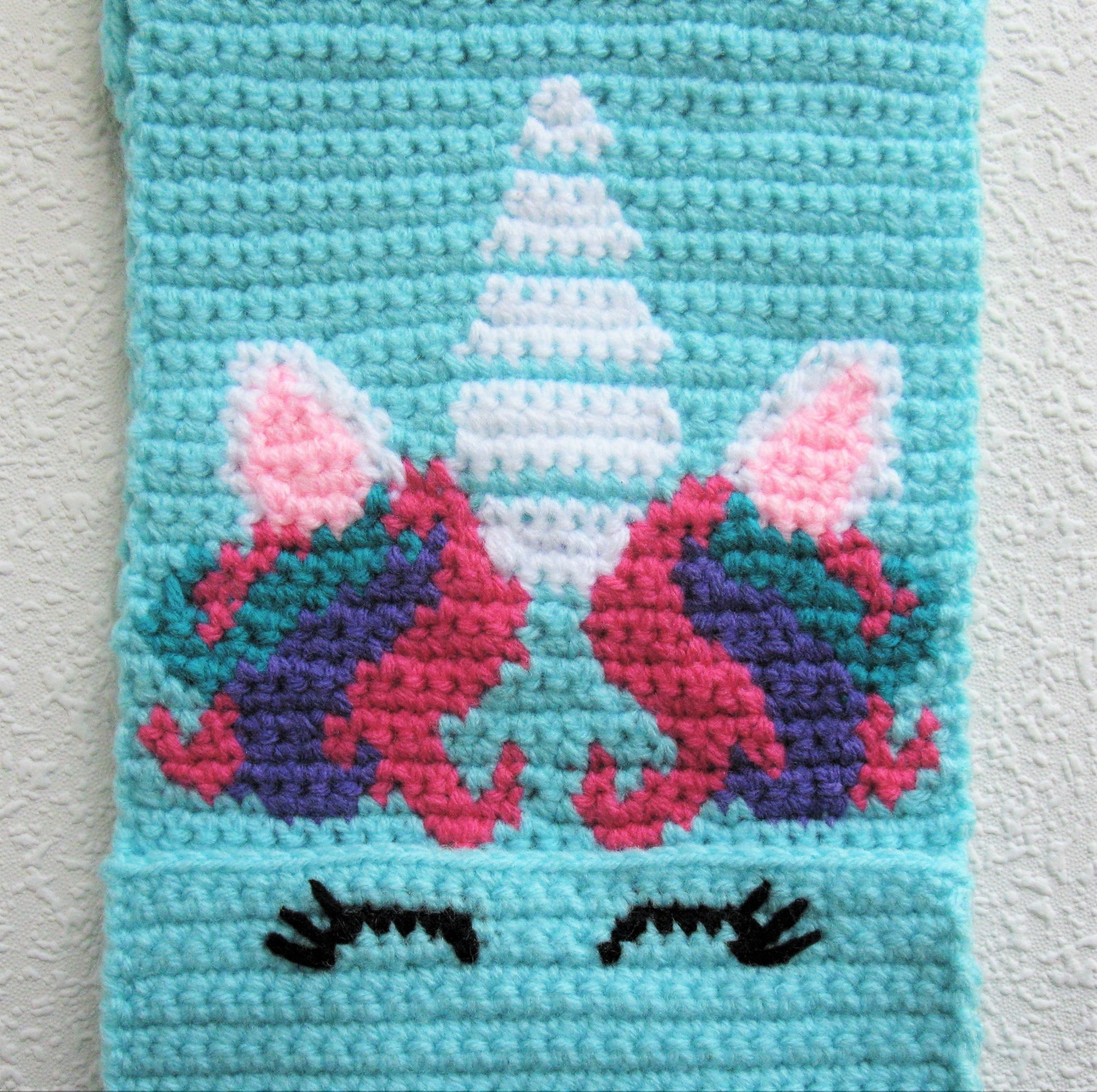 Unicorn Scarf With Pockets Crochet Pattern. Instant Download Etsy