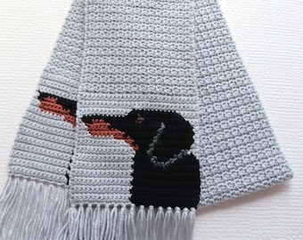 Dachshund Scarf Crochet Pattern: Intarsia Doxie Dog (PDF Download)