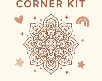 Kit Cantinho da Calma para Crianças | Quadro de Emoções, Ferramentas para Acalmar, Quadro de Sentimentos, Cartões de Respiração, Tabela de Sentimentos, PDF Imprimível com Estratégias de Enfrentamento