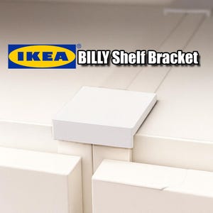 IKEA BILLY Bookcase Shelf Aligner Brackets (Set of 5) – Secures IKEA shelves together
