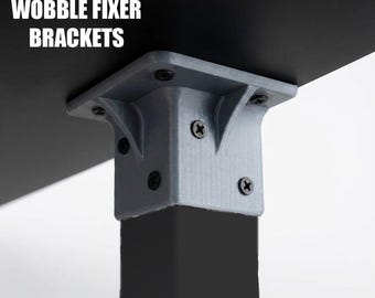 IKEA LACK Table Wobble Fix Brackets (Set of 4) | Heavy Duty Stability Braces | IKEA Hack Furniture Repair Kit | Stiffener