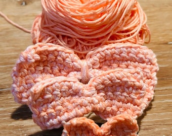 Handmade Crochet Bow Hair Clip