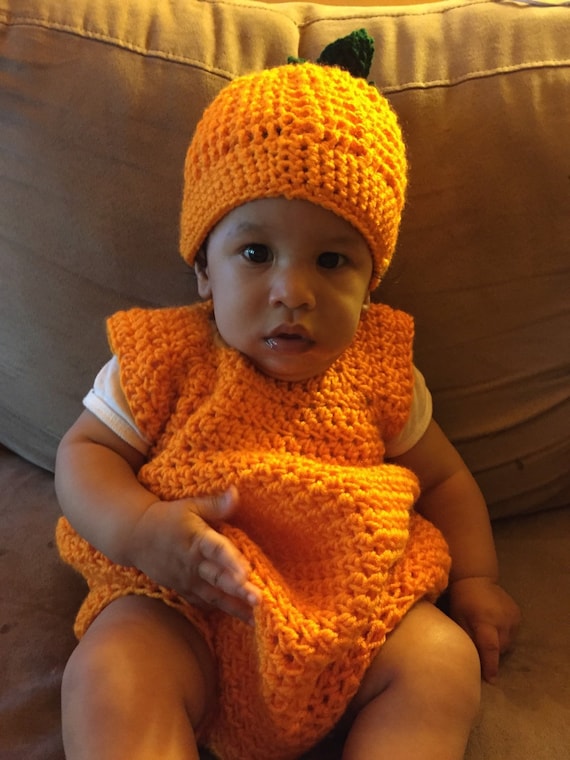 Baby pumpkin outfit sale