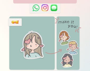 Personalized Animated Emoji Sticker | Custom Avatar (Digital Download)