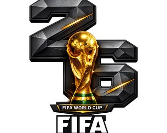 WK 2026 PNG SVG-clipart | Shirtontwerp voetbaltrofee, voetbal 26 graphic, sublimatiebestand, Cricut Cut-bestand, Instant Download