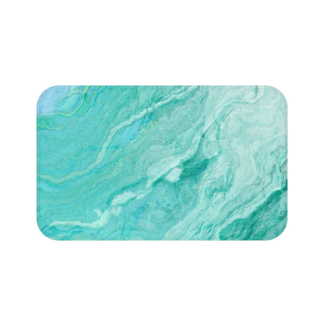 Bathroom Mat Set Teal