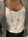 Collier sautoir maille marine acier inoxydable doré product logo