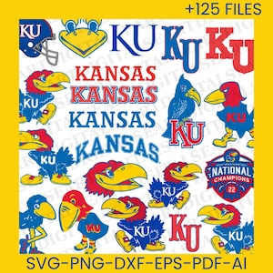 Kansas Svg Files, Jayhawks SVG, Football, University, College, Cricut, Digital Download File.