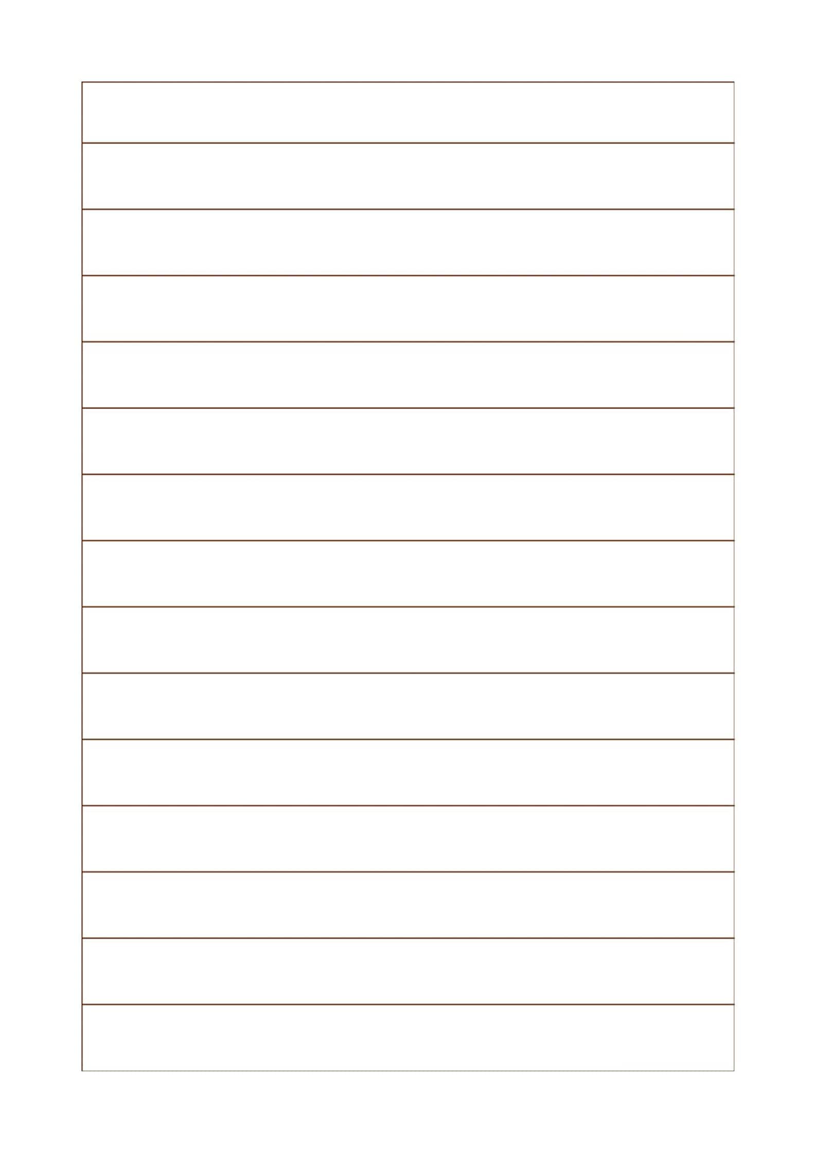A4 Lined Paper | Bold Lines | Printable PDF | Instant & Digital