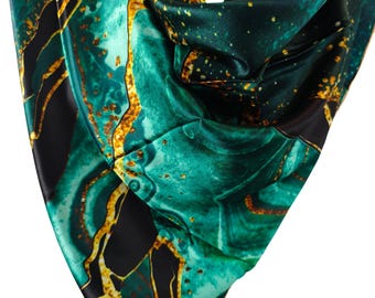 Mulberry Silk Scarf 110x110cm – Large Luxury Square Scarf for Women, Chic Print – Natural Silk Scarf, Elegant Gift, Fashion Accessory – Chic Style